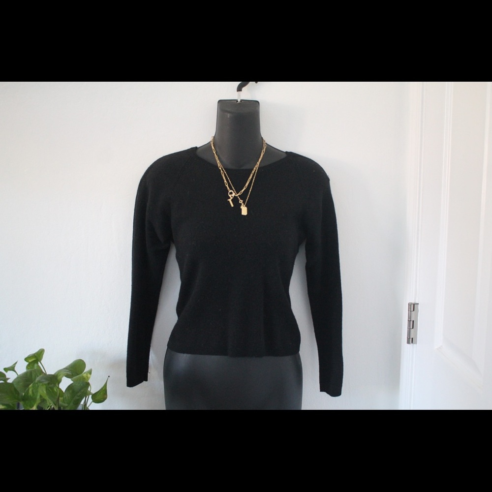 Black Banana Republic Sweater. Fine Italian Merino